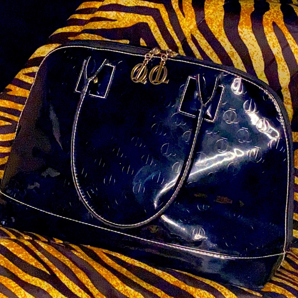 Queen Latifah\ Patent Leather\ Shoulder Bag